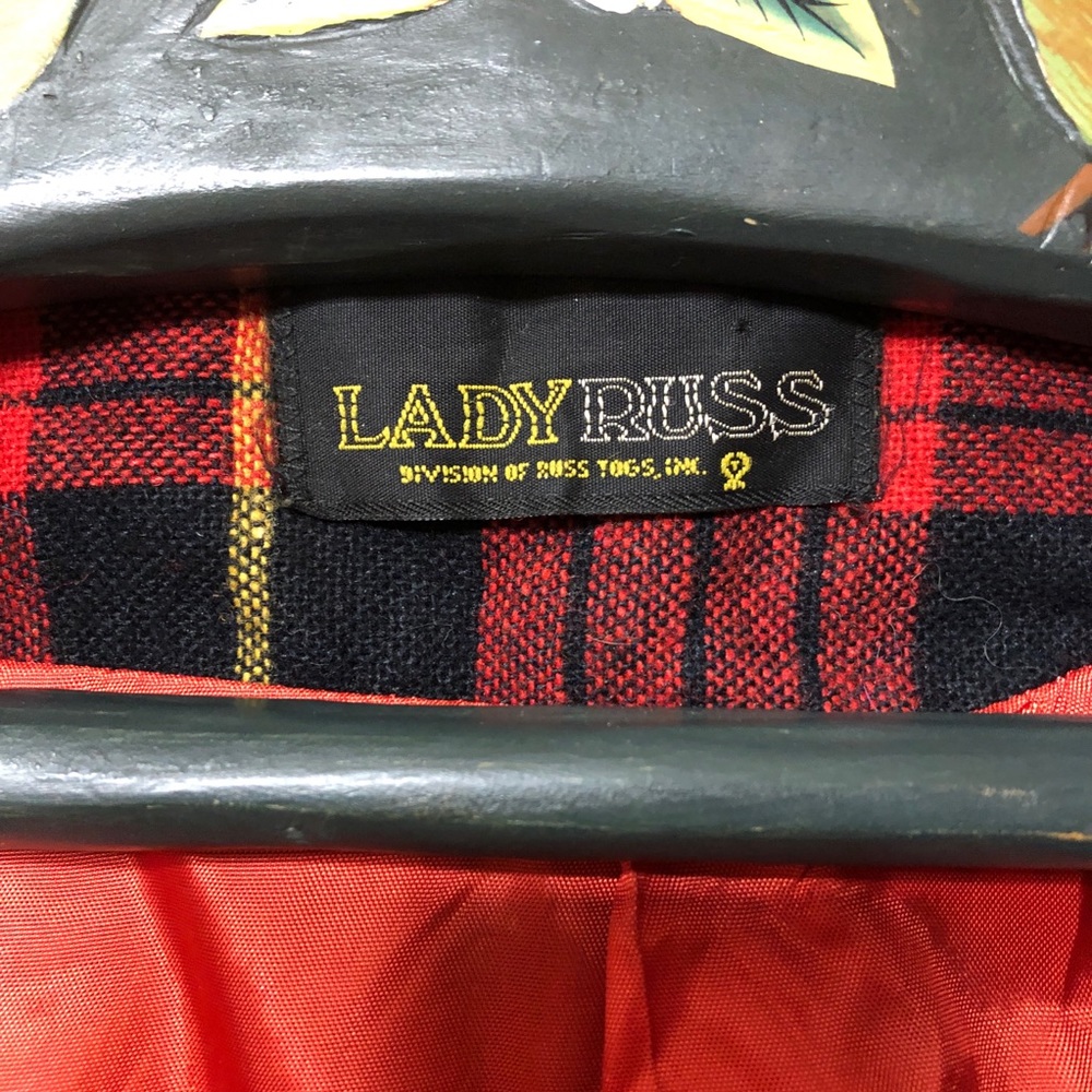 Vintage plaid blazer - Picture 8 of 8